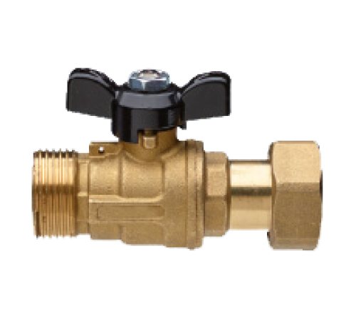 Кран шаровой Rubinetterie Bresciane EXPO-SFER 1 ВР/НР с накидной гайкой 6624060000