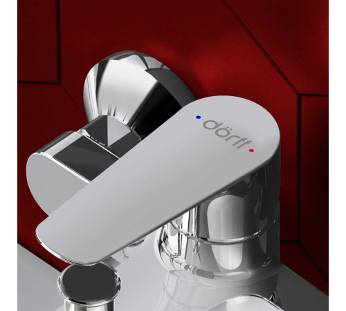 Смеситель для ванны и душа с увеличенным изливом DORFF Prime D4011000