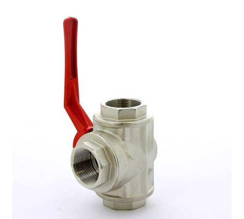 Кран шаровой трехходовой ITAP 128 T-порт рычаг 1 1/2 ВВ 1280112T