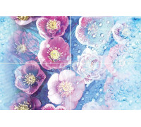 Панно Муза-Керамика Waterfall P4D244 60х40 см (из 4-х плиток) P4D244