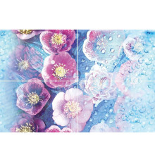 Панно Муза-Керамика Waterfall P4D244 60х40 см (из 4-х плиток) P4D244