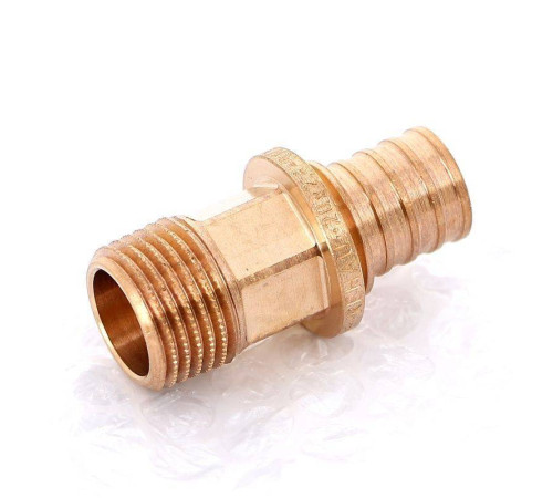 Муфта надвижная REHAU Rautitan RX 20х1/2 с наружной резьбой бронза 14563141001