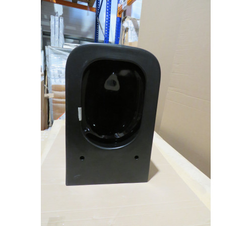 Унитаз подвесной безободковый GSI Nubes 550х350 мм Ardesia матовый без крепления (Уценка) 961526_УЦ/2