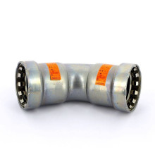 Угольник 45 градусов Viega Megapress пресс оцинкованная сталь 1 1/4 694609