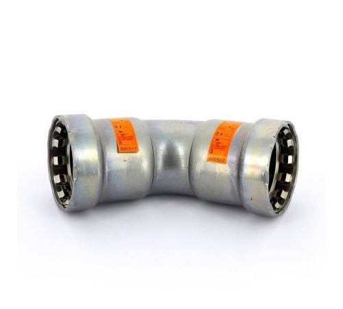 Угольник 45 градусов Viega Megapress пресс оцинкованная сталь 1 1/4 694609