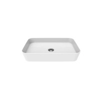 Раковина накладная Creavit LOOP 60 см белая LP060-00CB00E-0000