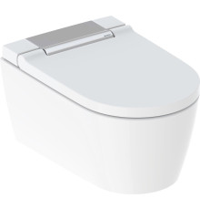 Унитаз-биде подвесной Geberit AquaClean Sela глянцевый хром 146.224.21.1