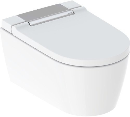 Унитаз-биде подвесной Geberit AquaClean Sela глянцевый хром 146.224.21.1