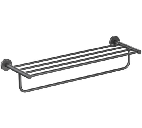 Полка для полотенец Aquanet Европа матовый черный AQ4115MB