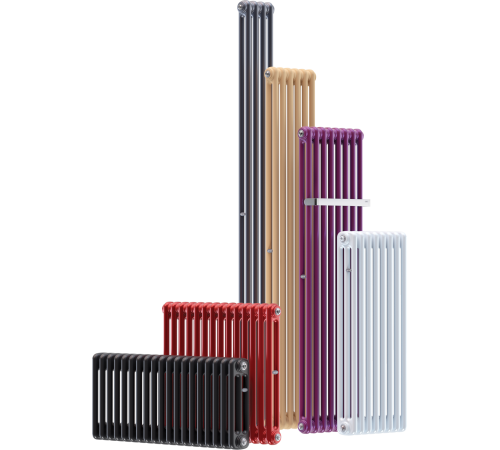 Радиатор стальной трубчатый Rifar TUBOG 2180 4 секции боковое подключение Титан Н10742