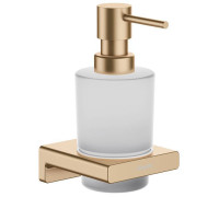 Диспенсер для жидкого мыла Hansgrohe AddStoris шлифованная бронза 41745140