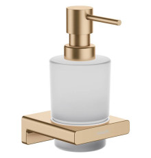 Диспенсер для жидкого мыла Hansgrohe AddStoris шлифованная бронза 41745140