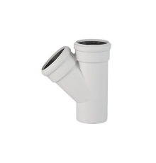 Тройник бесшумный Ostendorf Skolan Safe SKEA 125/125 45° 336200