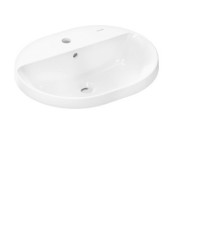 Раковина встраиваемая hansgrohe Xuniva U 550х450 мм с отверстием под смеситель и переливом 60161450