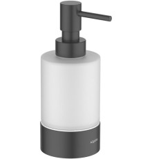 Дозатор для жидкого мыла настольный Aquatek Лира матовый черный AQ4429MB