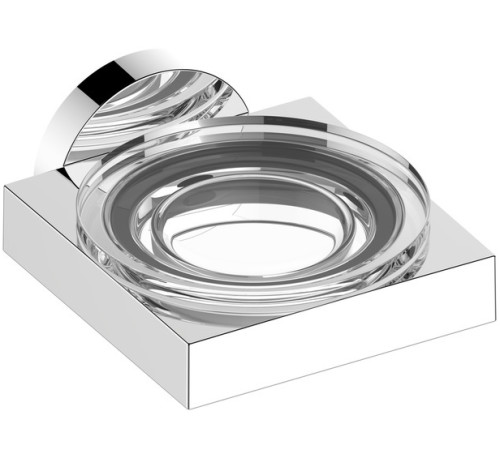 Мыльница KEUCO EDITION 90 с хрустальной чашей хром 19055019000