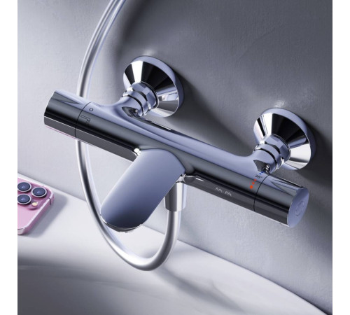 Смеситель для ванны и душа AM.PM Like с термостатом F8050000