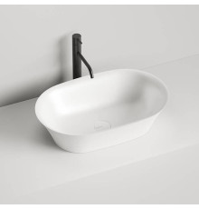 Раковина накладная Salini Mona 60х39х16.5 см S-Sense белый 110811G