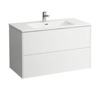 Тумба с раковиной Laufen Pro S 100x50x61 см 1 отверстие 2 ящика белый глянцевый 8.6496.2.261.104.1