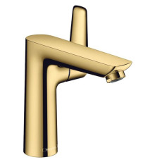 Смеситель для раковины Hansgrohe Talis E 150 однорычажный со сливным гарнитуром полированное золото 71754990