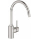 Смеситель для кухни GROHE Concetto с высоким изливом суперсталь 32661DC3
