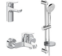 Набор смесителей 3 в 1 Ideal Standard Ceraflex (B1713AA + B1721AA + B2620AA) BD001AA