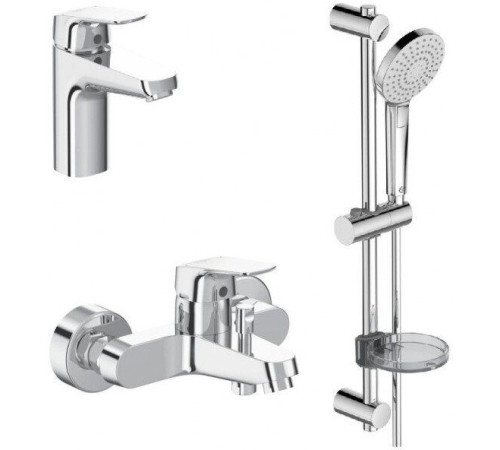 Набор смесителей 3 в 1 Ideal Standard Ceraflex (B1713AA + B1721AA + B2620AA) BD001AA