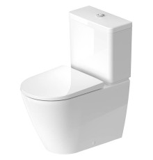 Унитаз-моноблок Duravit D-Neo 37x65 см безободковый белый 0944100005 / 2002090000