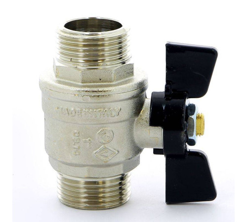 Кран шаровой Bugatti Oregon 327 1 Н-Н полнопроходной с бабочкой 03270032