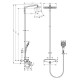 Душевая система Hansgrohe Raindance Select E 360 Showerpipe с термостатом хром/белый 27113400