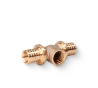 Тройник аксиальный Rehau RAUTITAN RX+ 32 х 3/4 х 32 с внутренней резьбой бронза 14562973001