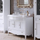 Комплект мебели для ванной Tiffany World Veronica Nuovo 105 см напольный белый VER4105-B/AR874bi