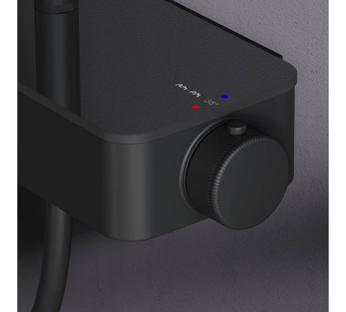 Душевая система AM.PM Inspire V2.0 с термостатом черный F0750A422