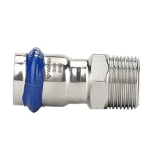 Муфта раструбная Varmega Inox Press с наружной резьбой 18х3/4 VM706001805