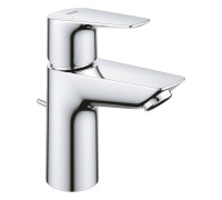Смеситель для раковины GROHE BauEdge S-Size с донным клапаном хром 23328001