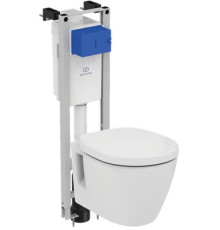 Комплект 3 в 1 Ideal Standard Connect подвесной унитаз E803501, сиденье микролифт E712701, инсталляция ProSys Eco Frame M E233267 W220101