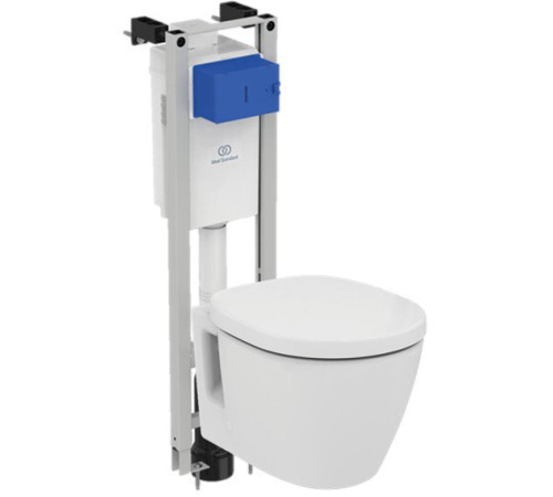 Комплект 3 в 1 Ideal Standard Connect подвесной унитаз E803501, сиденье микролифт E712701, инсталляция ProSys Eco Frame M E233267 W220101