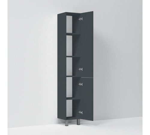 Шкаф-пенал напольный AM.PM Gem 30 см правый графит матовый M90CSR0306GM