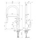 Смеситель для кухни Ideal Standard Gusto с вытяжным изливом R-типа хром BD417AA