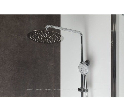 Душевая колонна с термостатом и изливом Bravat Waterfall латунь F639114C-A5-RUS