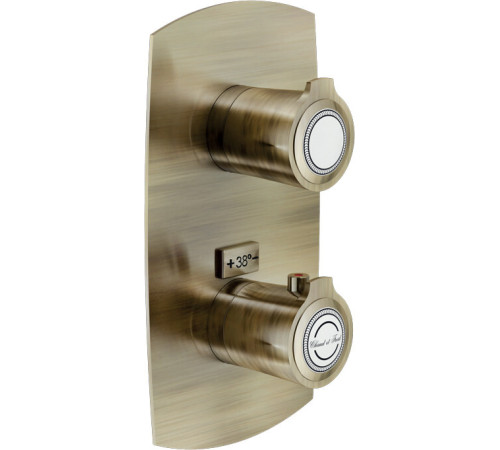 Смеситель для душа термостатический TopZero Sofi внешняя часть бронза SI98102BR