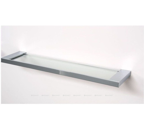 Полка стеклянная Aquanet 5687 56 см хром 5687