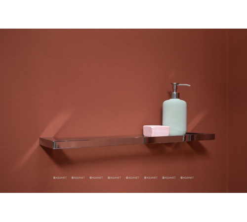 Полка стеклянная Aquanet 5687 56 см хром 5687