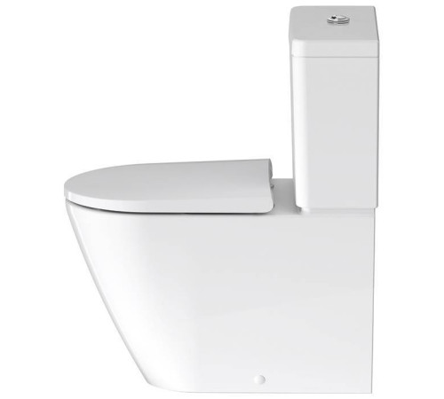 Унитаз-моноблок Duravit D-Neo 37x65 см безободковый белый 0944100005 / 2002090000
