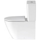 Унитаз-моноблок Duravit D-Neo 37x65 см безободковый белый 0944100005 / 2002090000