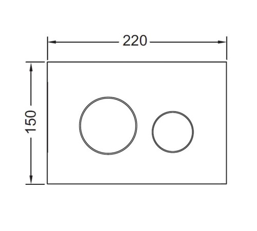Панель смыва для унитаза TECE TECEloop двойной смыв красная бронза 9240937