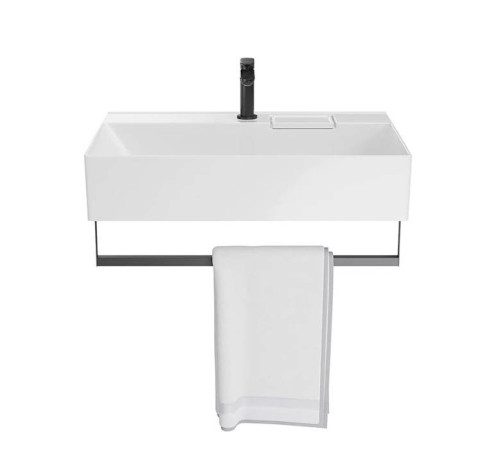 Раковина подвесная Kerama Marazzi Logica 70х48 см 1 отверстие белый глянец LO.wb.70.1