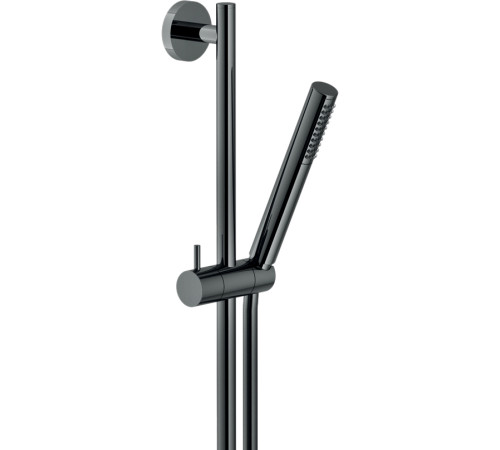 Душевой гарнитур Rossinka AD140/37FLP 60 см 1 режим глянцевый черный AD140/37FLP