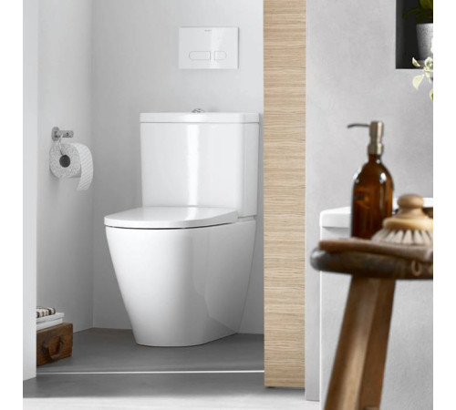 Унитаз-моноблок Duravit D-Neo 37x65 см безободковый белый 0944100005 / 2002090000