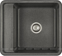 Мойка кухонная Aquaton Беллис 78 графит 1A725032BS210